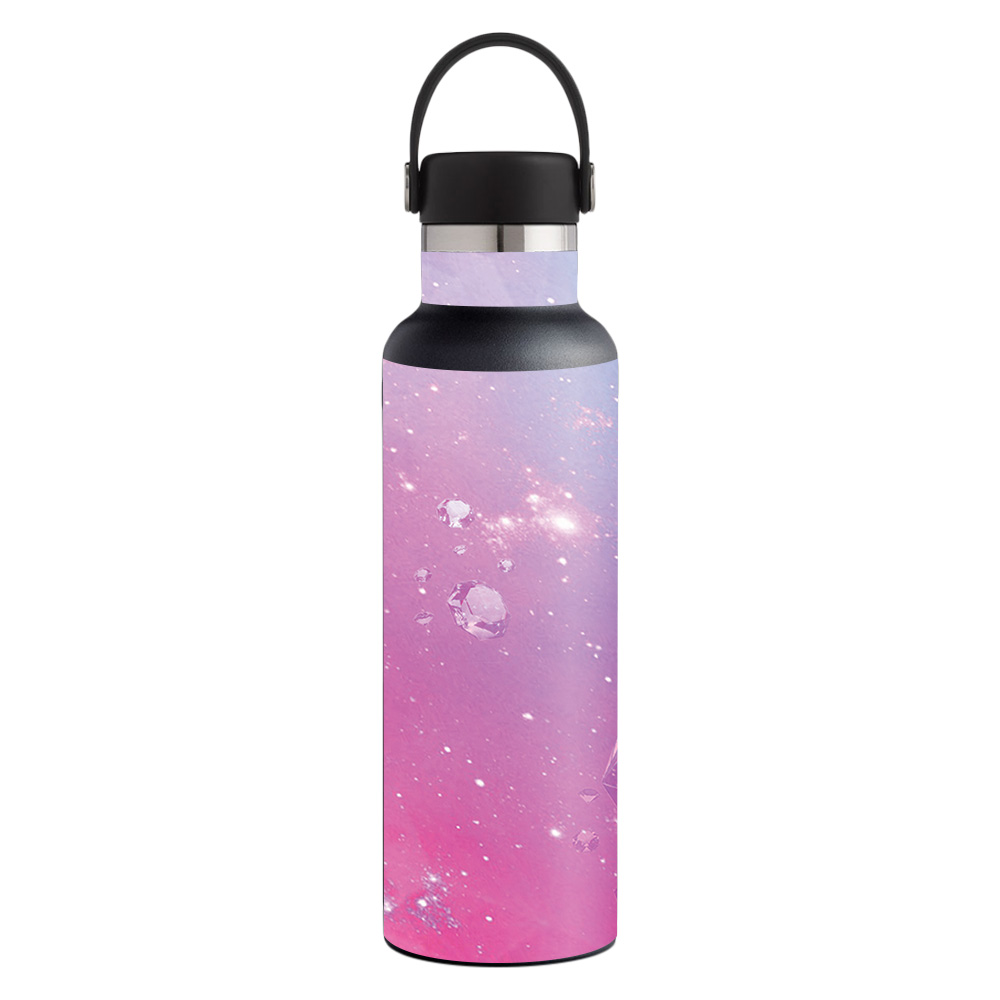 Picture of MightySkins HFST21-Pink Diamond Skin for 21 oz Standard Mouth Hydro Flask, Pink Diamond