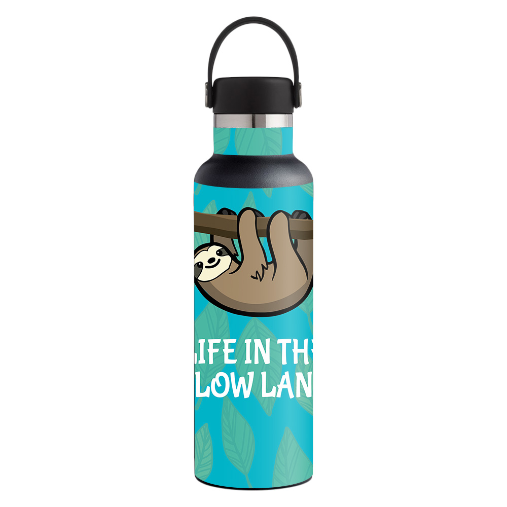 Picture of MightySkins HFST21-Slow Sloth Skin for 21 oz Standard Mouth Hydro Flask, Slow Sloth