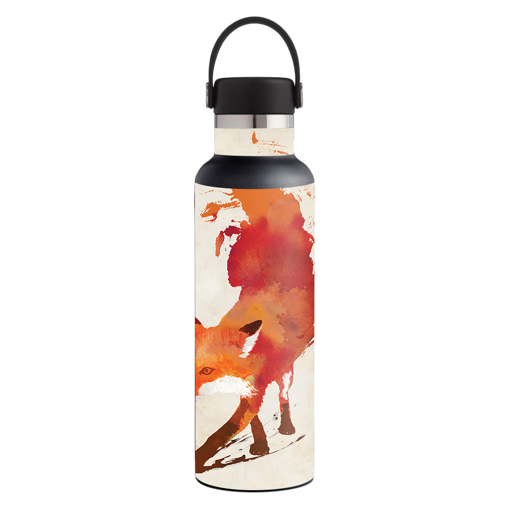 Picture of MightySkins HFST21-Vulpes Fox Skin for 21 oz Standard Mouth Hydro Flask, Vulpes Fox