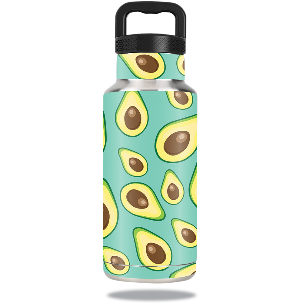 Picture of MightySkins OZBOT36-Seafoam Avocados Skin for 36 oz Ozark Trail Water Bottle, Seafoam Avocados