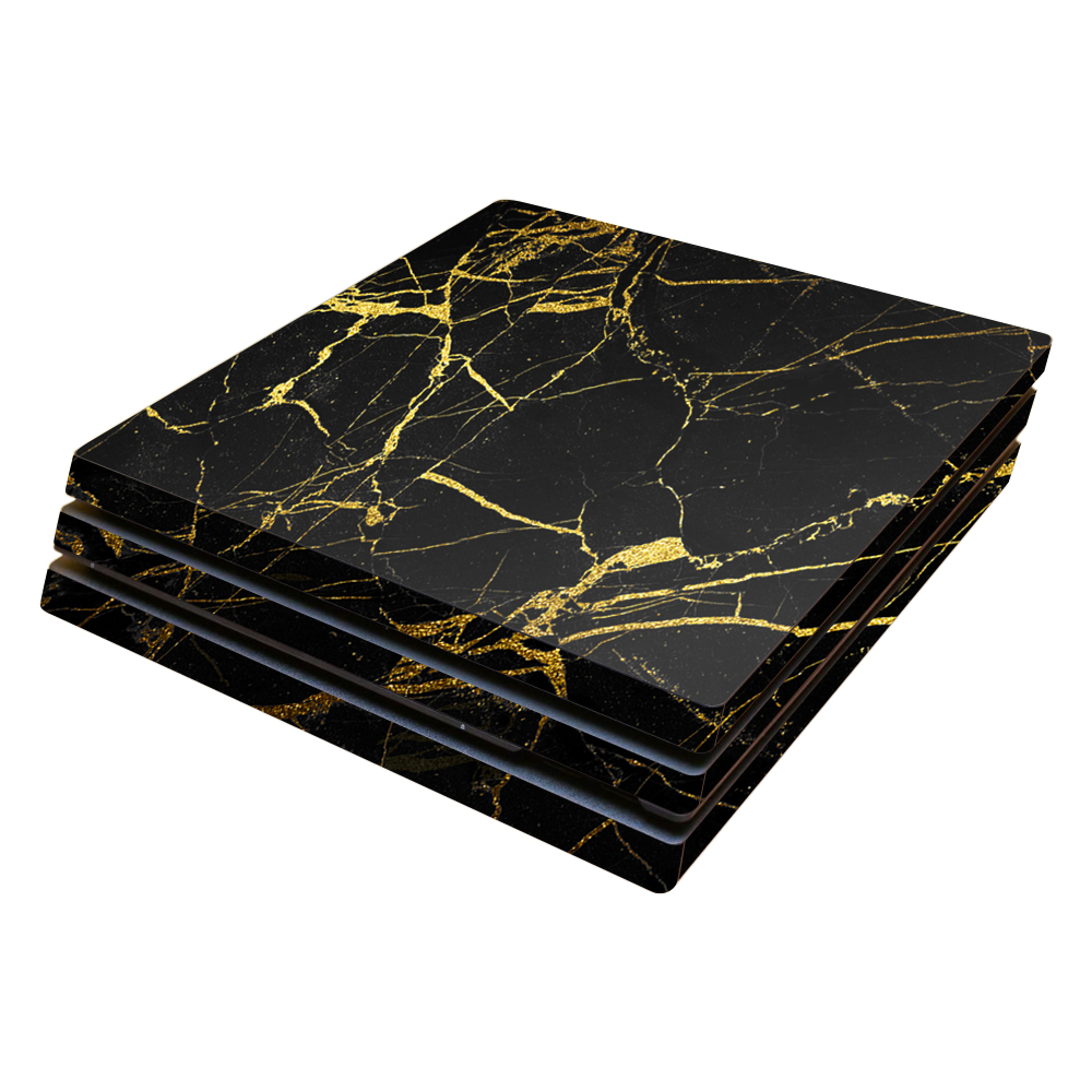 MightySkins SOPS4PRO-Black Gold Marble