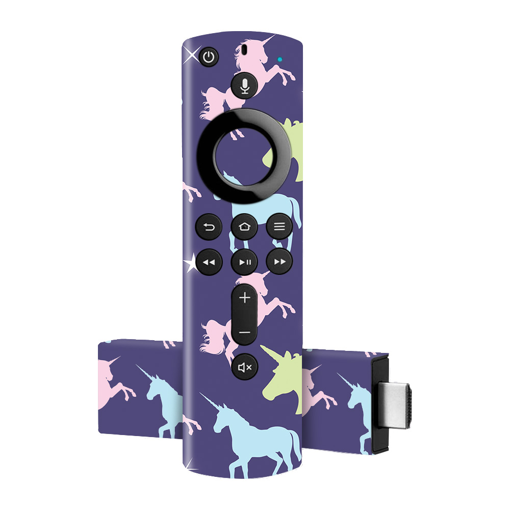 Picture of MightySkins AMFTV4K-Unicorn Dream Skin for Amazon Fire TV Stick 4K&#44; Unicorn Dream
