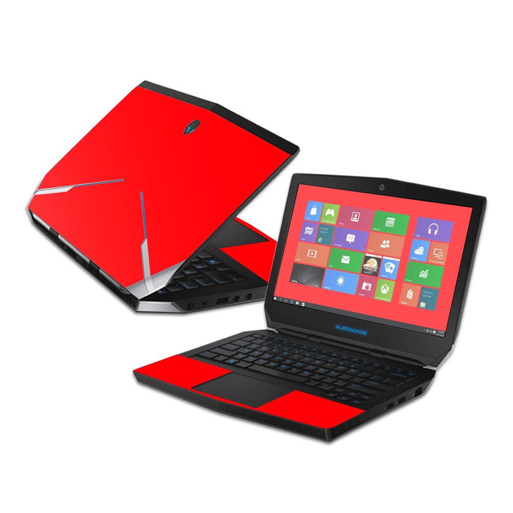 Picture of MightySkins ALW131-Solid Red Skin for 2015 Alienware 13, Solid Red