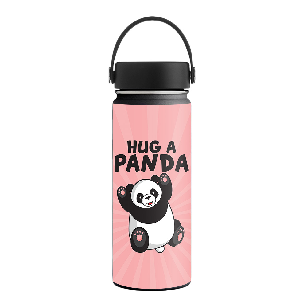 Picture of MightySkins HFWI18-Hug A Panda Skin for 18 oz Wide Mouth Hydro Flask, Hug A Panda