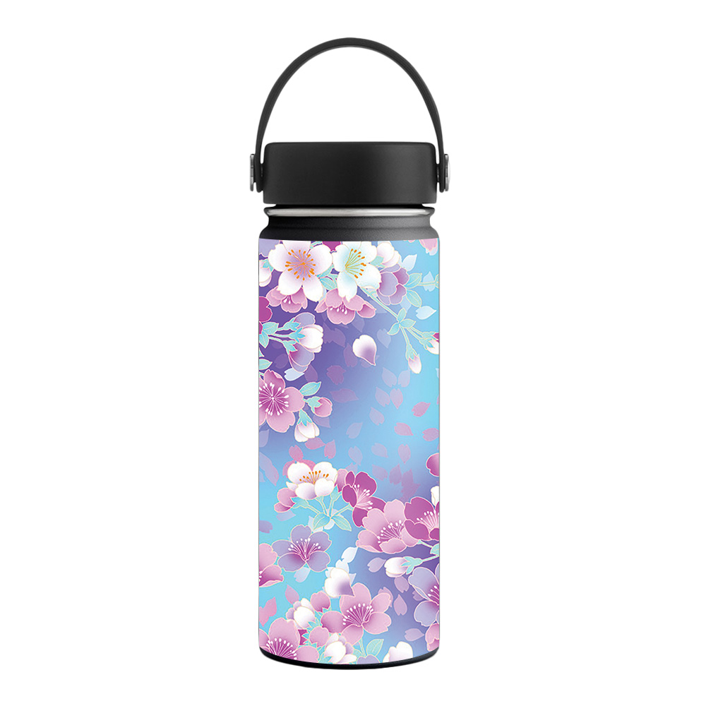 Picture of MightySkins HFWI18-In Bloom Skin for 18 oz Wide Mouth Hydro Flask, in Bloom