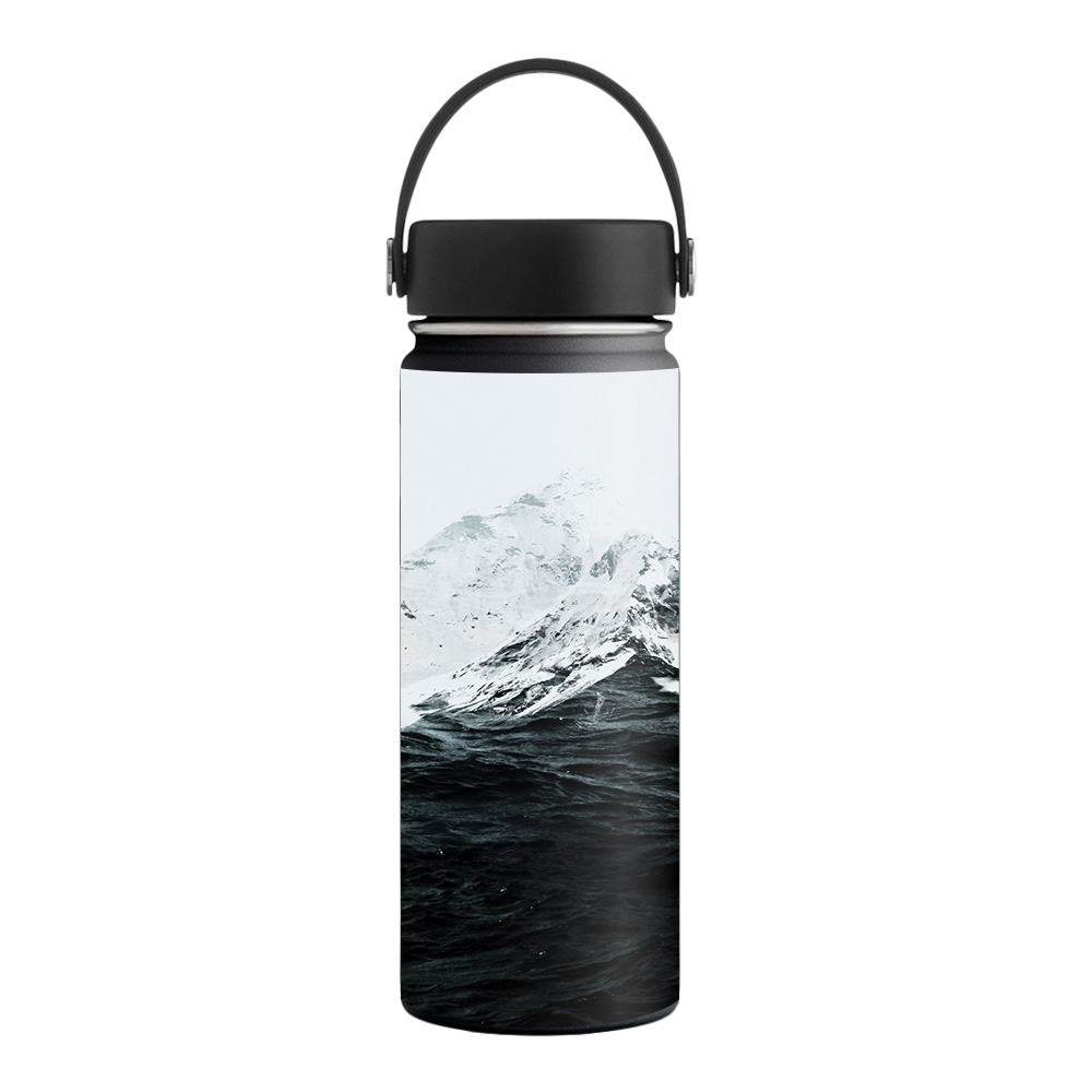 Picture of MightySkins HFWI18-Mountain Waves Skin for 18 oz Wide Mouth Hydro Flask, Mountain Waves