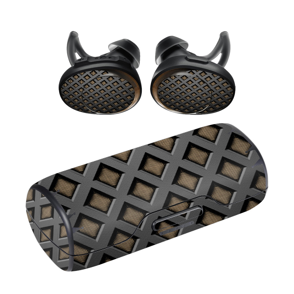 BOSOFR-Black Wall Skin for Bose Soundsport Free Wireless Headphones, Black Wall -  MightySkins