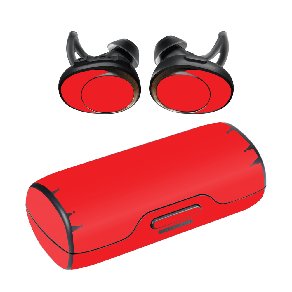 BOSOFR-Solid Red Skin for Bose Soundsport Free Wireless Headphones, Solid Red -  MightySkins
