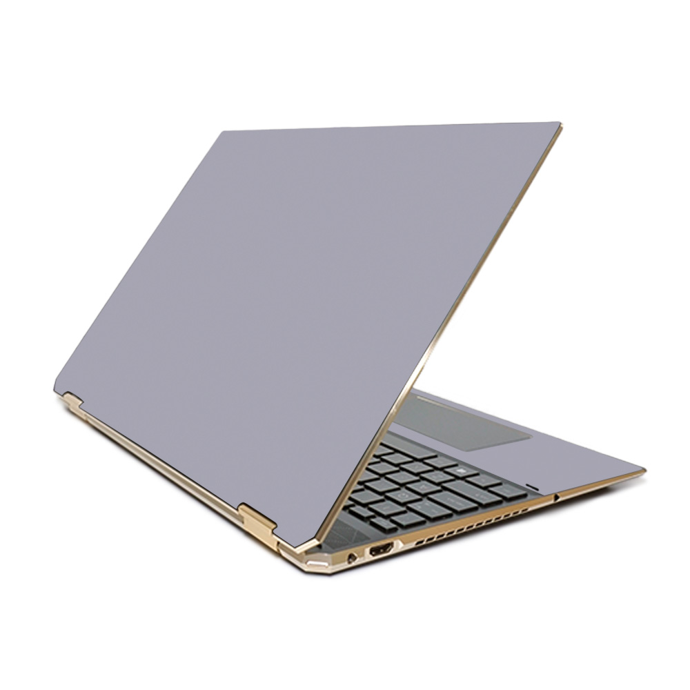 HPS3601519-Solid Gray Skin for 15.6 in. 2019 HP Spectre X360 Gem-Cut, Solid Gray -  MightySkins