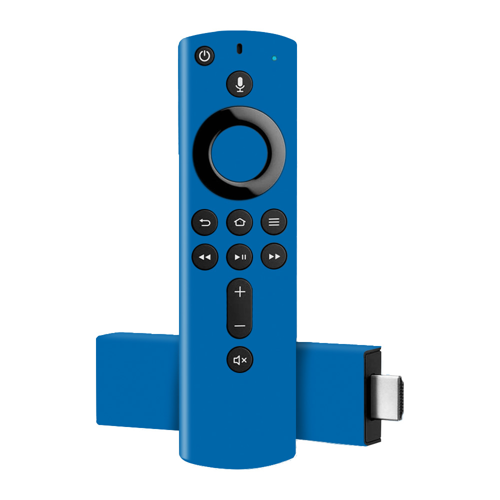 Picture of MightySkins AMFTV4K-Solid Blue Skin for Amazon Fire TV Stick 4K&#44; Solid Blue