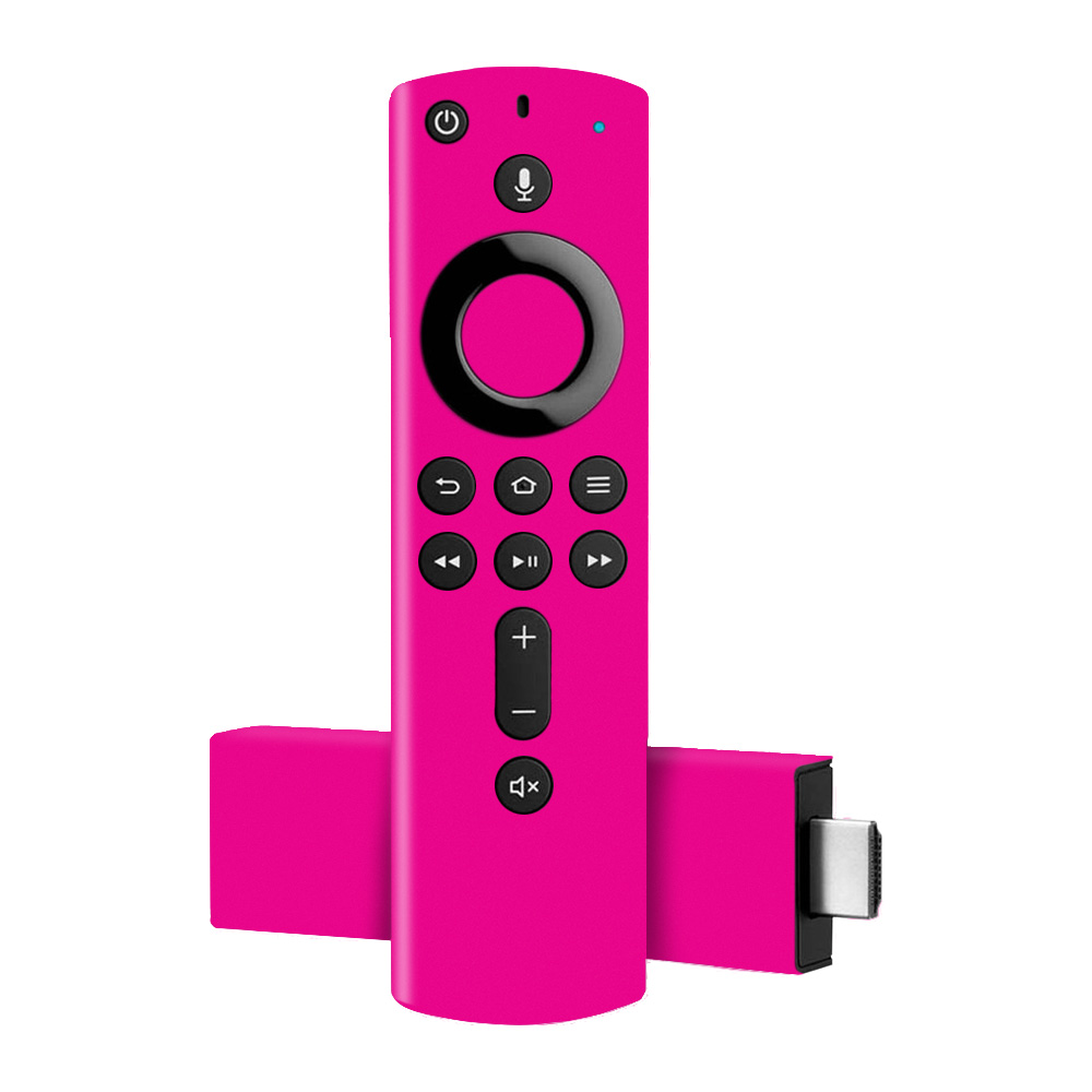 Picture of MightySkins AMFTV4K-Solid Hot Pink Skin for Amazon Fire TV Stick 4K&#44; Solid Hot Pink