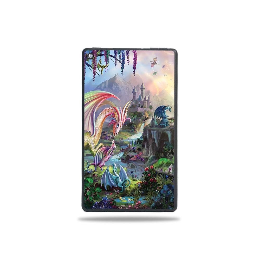 Picture of MightySkins AMFI719-Dragon Paradise Skin for Amazon Fire 7 Tablet 2019 - Dragon Paradise