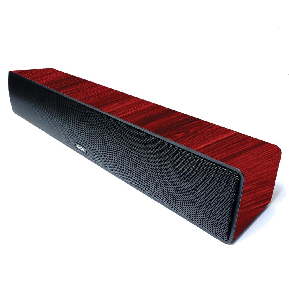 ZXO155-Cherry Grain Skin Compatible with ZVOX AccuVoice TV Speaker Model AV155 - Cherry Grain -  MightySkins