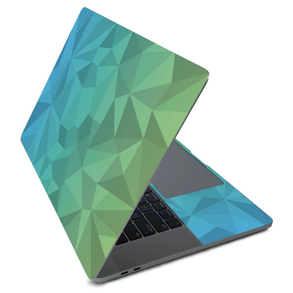 APMAPRO16-Blue Green Polygon Skin for Apple MacBook Pro 16 in. 2020 - Blue Green Polygon -  MightySkins