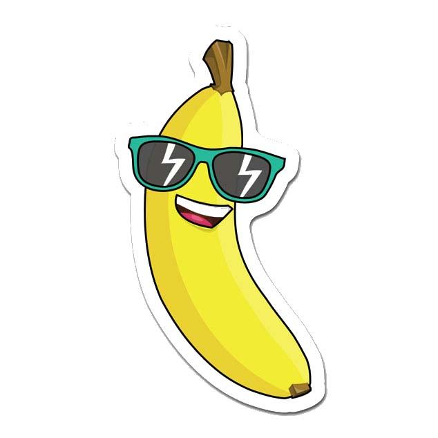 Picture of MightySkins RD-12-99887 Cool Banana 12 in. Peel & Stick Wall Art - Removable Cute Stylish Funny Cartoon Dorm Room Decor Sticker Vinyl Wall Decals