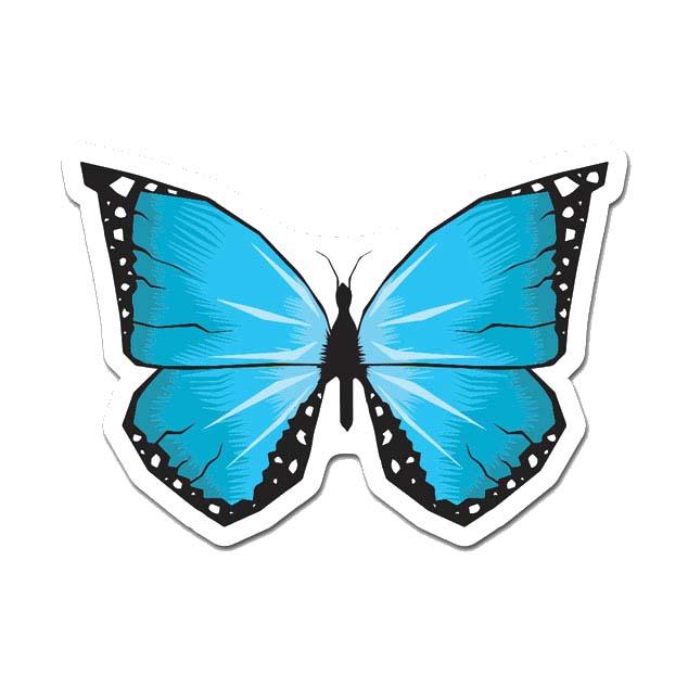 Picture of MightySkins D-DC-3-99912 Butterfly 2 3 in. Laptop Sticker Decal Cute Stylish Funny Cartoon Dorm Room Decor Sticker Vinyl Decals