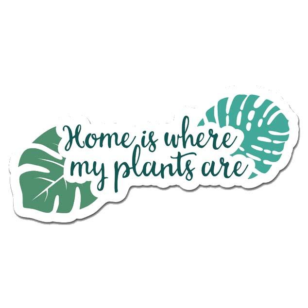 Picture of MightySkins D-DC-3-99802 Home Is Where My Plants Are 3 in. Laptop Sticker Decal Cute Stylish Funny Cartoon Dorm Room Decor Sticker Vinyl Decals