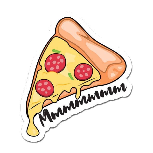 Picture of MightySkins RD-12-99734 Pizza Slice 12 in. Peel & Stick Wall Art - Removable Cute Stylish Funny Cartoon Dorm Room Decor Sticker Vinyl Wall Decals