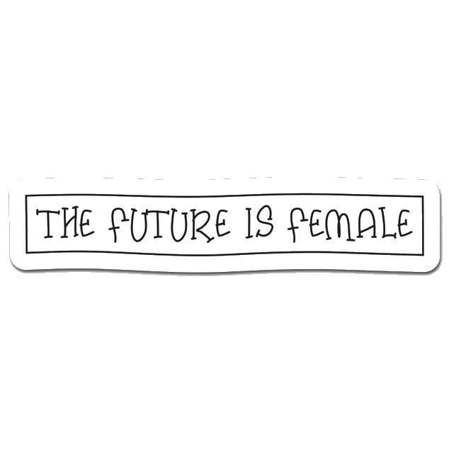 Picture of MightySkins D-DC-3-99669 The Future Is Female 3 in. Laptop Sticker Decal Cute Stylish Funny Cartoon Dorm Room Decor Sticker Vinyl Decals