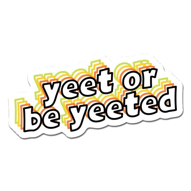 Picture of MightySkins D-DC-3-99635 Yeet Or Be Yeeted 3 in. Laptop Sticker Decal Cute Stylish Funny Cartoon Dorm Room Decor Sticker Vinyl Decals