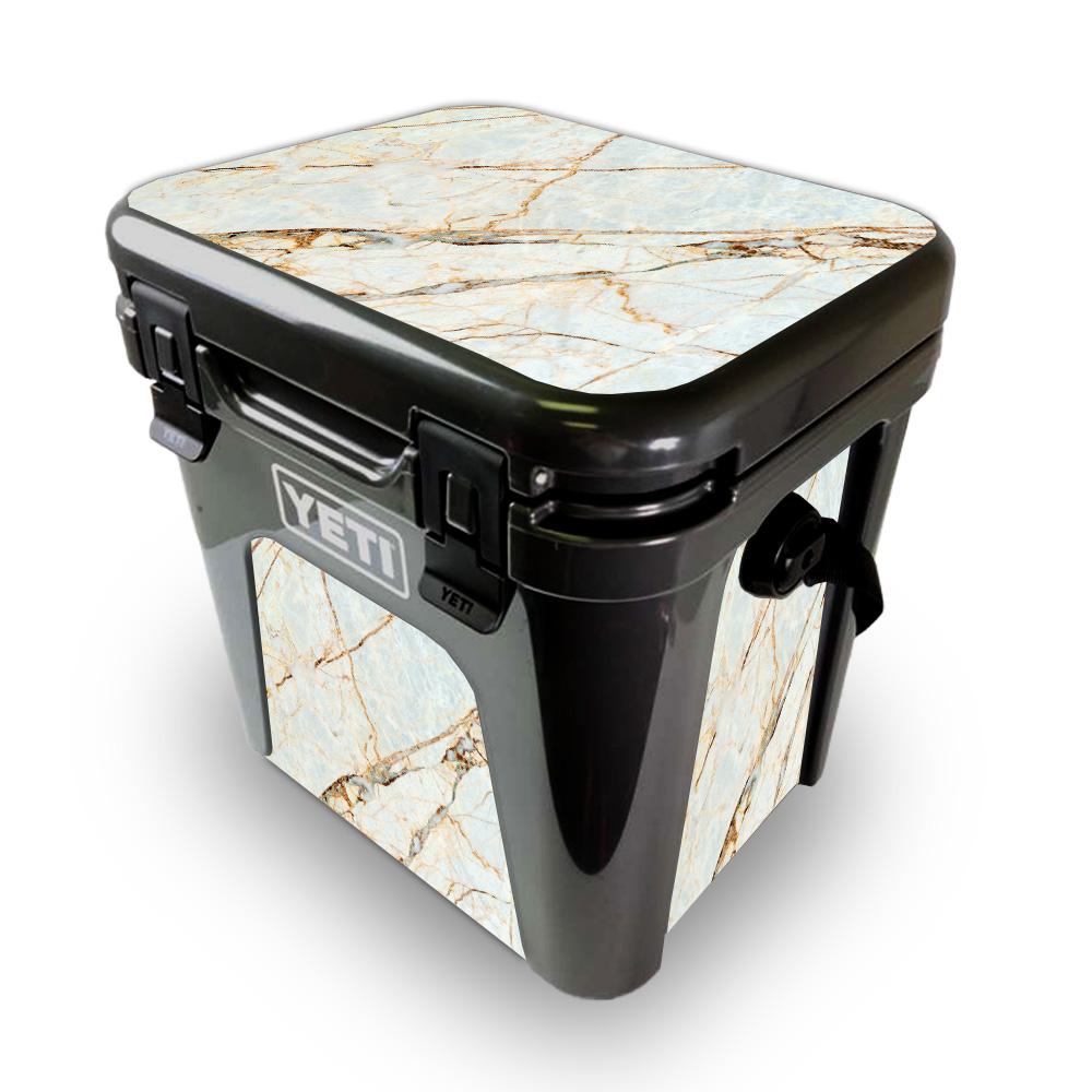 Picture of MightySkins YEROAD24-Antique Marble Skin for Yeti Roadie 24 Hard Cooler - Antique Marble