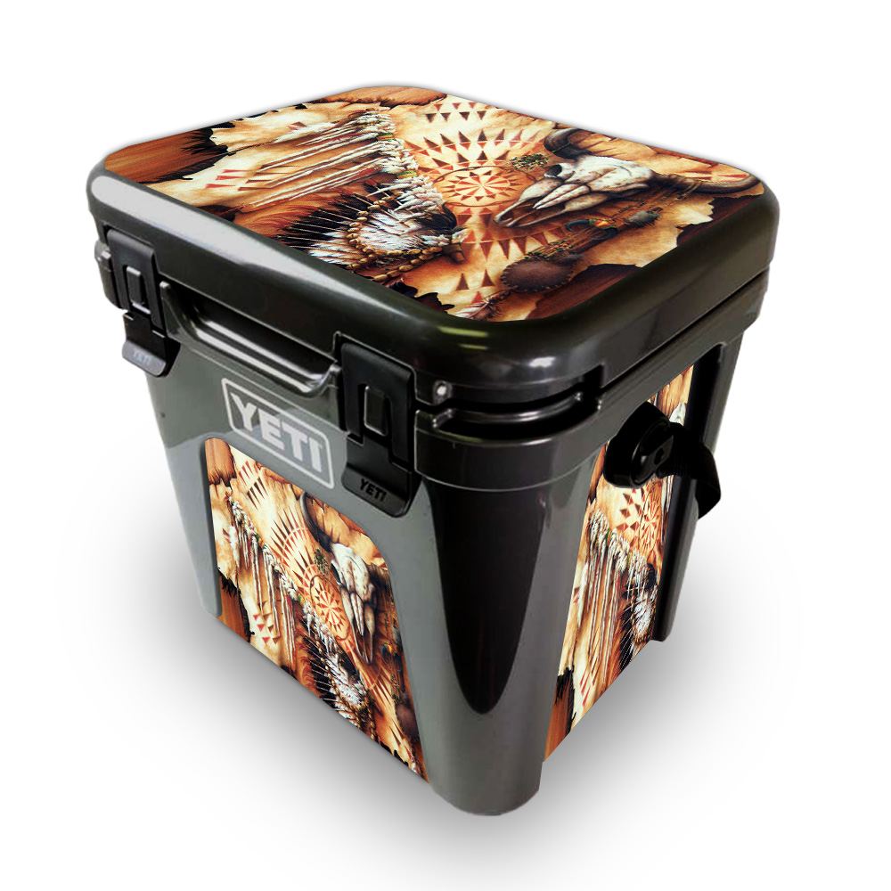 Picture of MightySkins YEROAD24-Plains Medicine Skin for Yeti Roadie 24 Hard Cooler - Plains Medicine