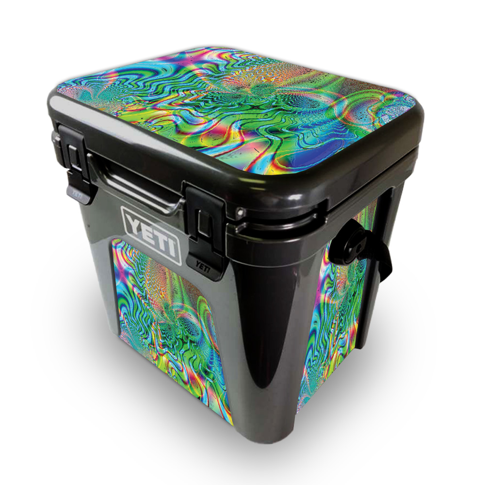 Picture of MightySkins YEROAD24-Psychedelic Skin for Yeti Roadie 24 Hard Cooler - Psychedelic
