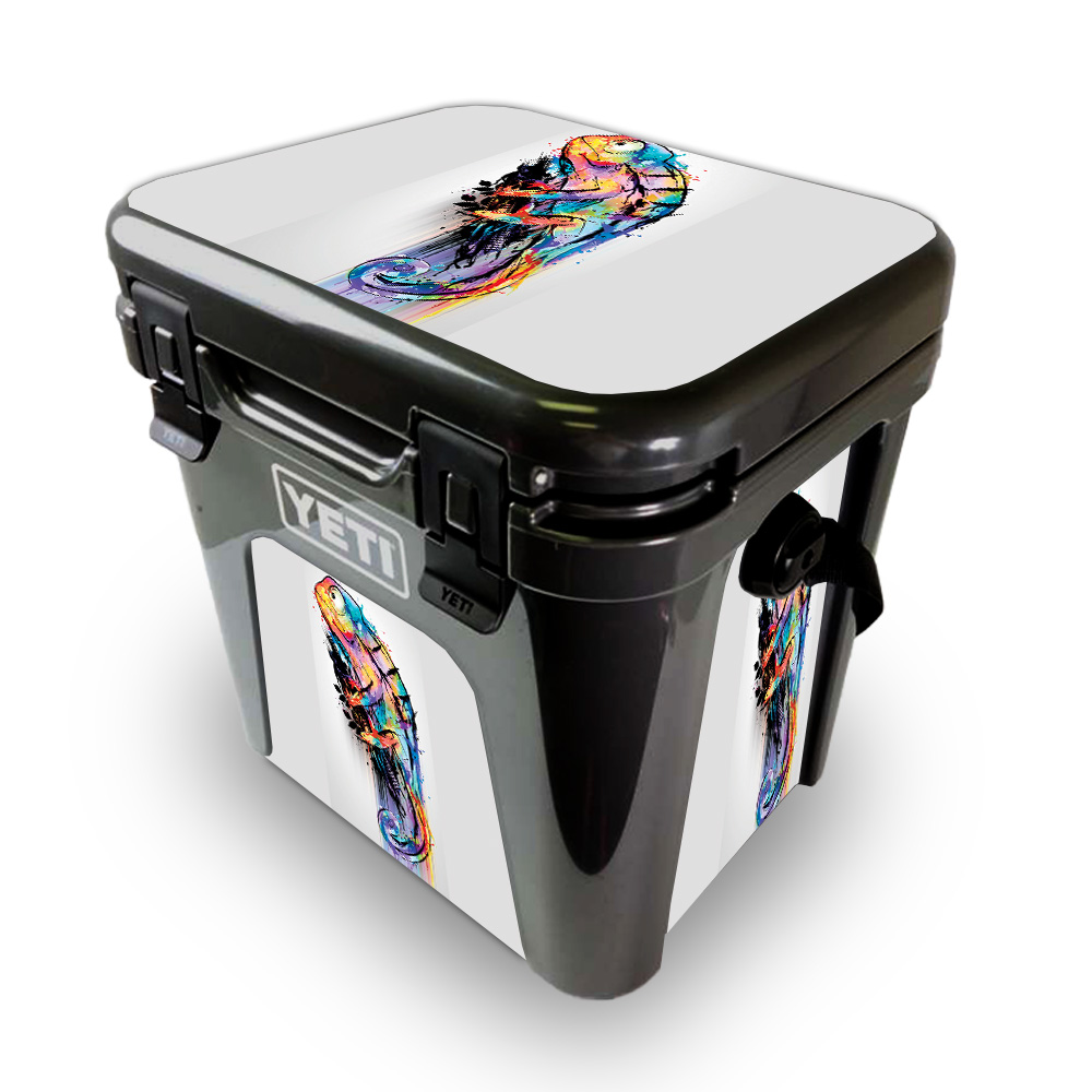 Picture of MightySkins YEROAD24-Rainbow Chameleon Skin for Yeti Roadie 24 Hard Cooler - Rainbow Chameleon