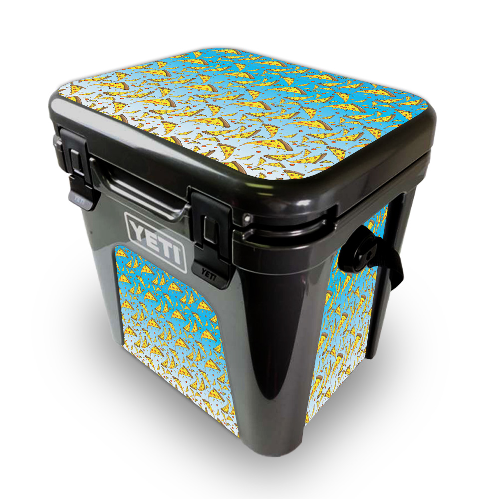 Picture of MightySkins YEROAD24-Raining Pizza Skin for Yeti Roadie 24 Hard Cooler - Raining Pizza