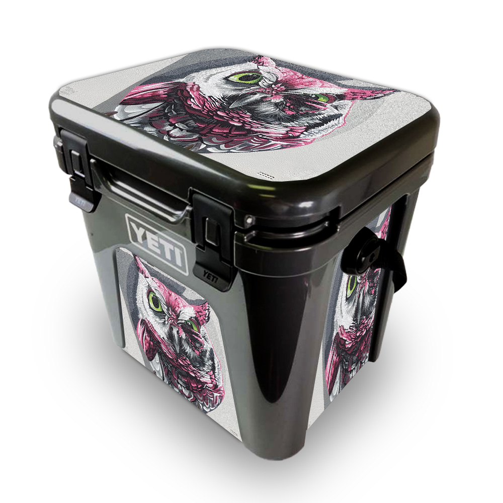 Picture of MightySkins YEROAD24-Owl Wink Skin for Yeti Roadie 24 Hard Cooler - Owl Wink