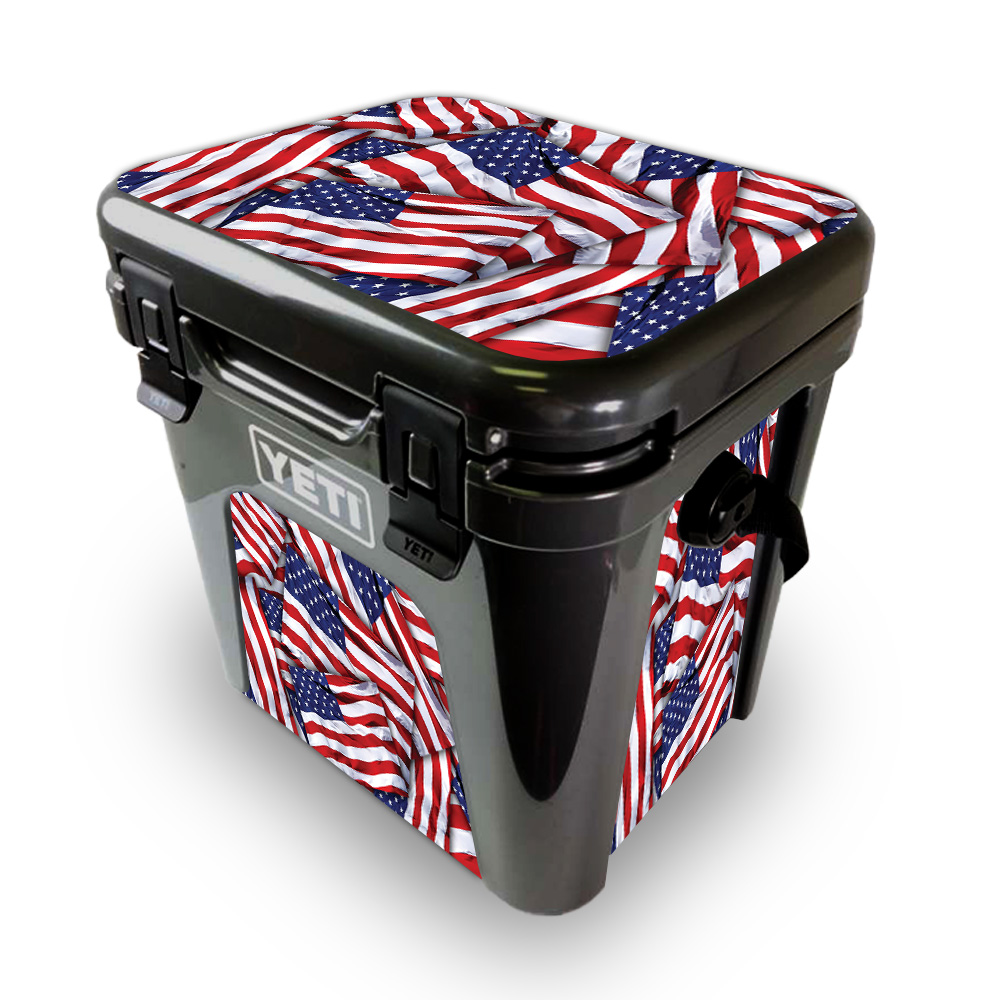 Picture of MightySkins YEROAD24-Patriot Skin for Yeti Roadie 24 Hard Cooler - Patriot