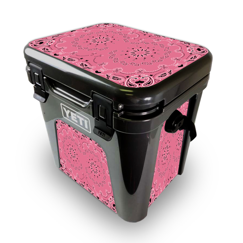 Picture of MightySkins YEROAD24-Pink Bandana Skin for Yeti Roadie 24 Hard Cooler - Pink Bandana