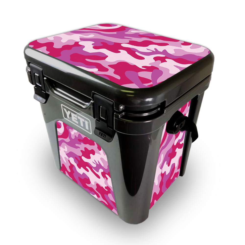 Picture of MightySkins YEROAD24-Pink Camo Skin for Yeti Roadie 24 Hard Cooler - Pink Camo