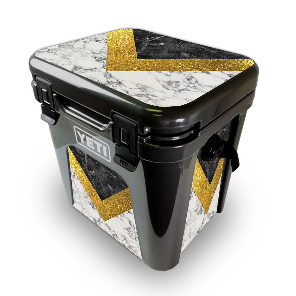 Picture of MightySkins YEROAD24-Modern Marble Skin for Yeti Roadie 24 Hard Cooler - Modern Marble