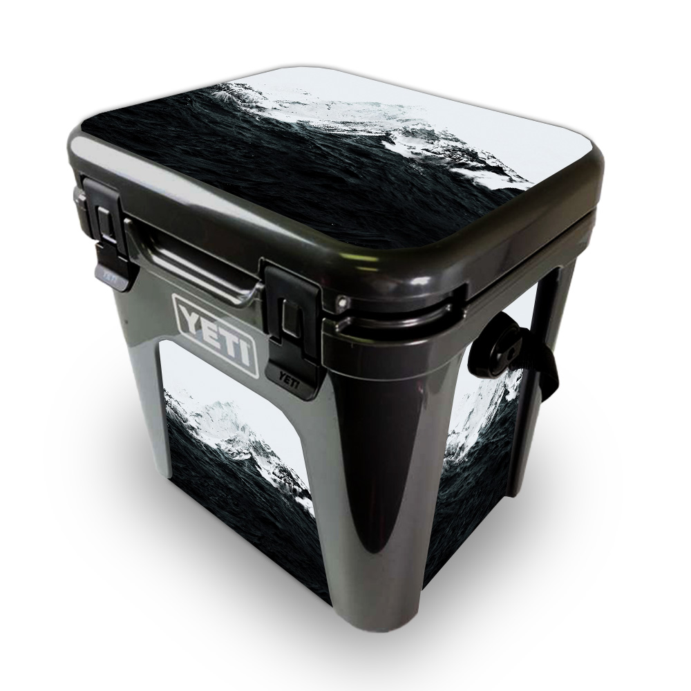 Picture of MightySkins YEROAD24-Mountain Waves Skin for Yeti Roadie 24 Hard Cooler - Mountain Waves