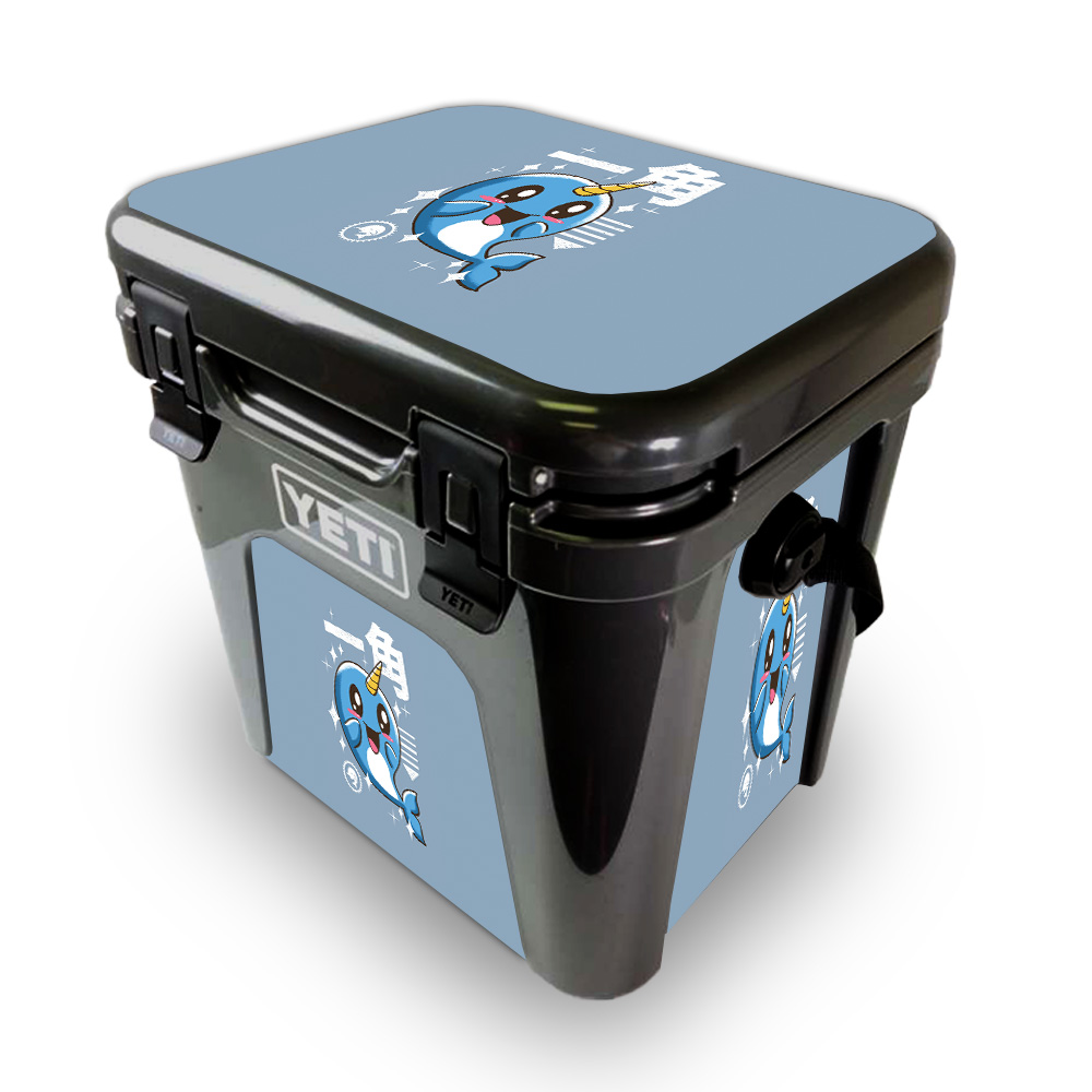 Picture of MightySkins YEROAD24-Narwhal Kawaii Skin for Yeti Roadie 24 Hard Cooler - Narwhal Kawaii