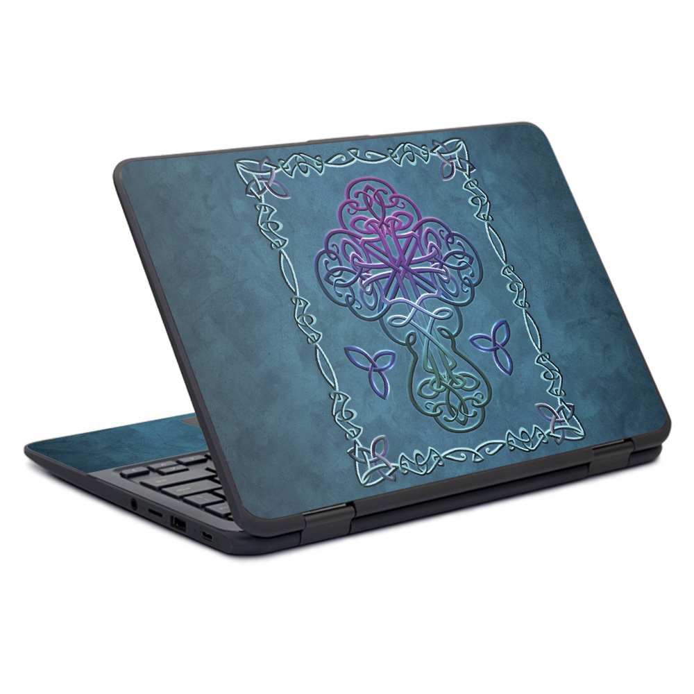 HPCH11G1-Celtic Cross Skin for HP Chromebook x360 11 in. G1 2017 - Celtic Cross -  MightySkins