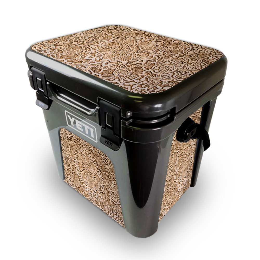 Picture of MightySkins YEROAD24-Carved Skin for Yeti Roadie 24 Hard Cooler - Carved