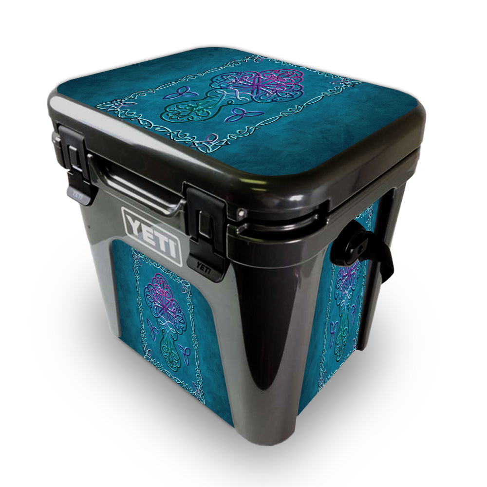 Picture of MightySkins YEROAD24-Celtic Cross Skin for Yeti Roadie 24 Hard Cooler - Celtic Cross