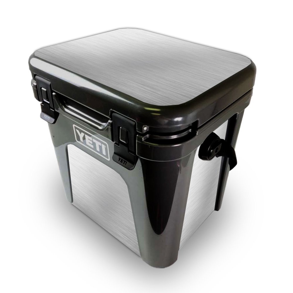 Picture of MightySkins YEROAD24-Cold Steel Skin for Yeti Roadie 24 Hard Cooler - Cold Steel
