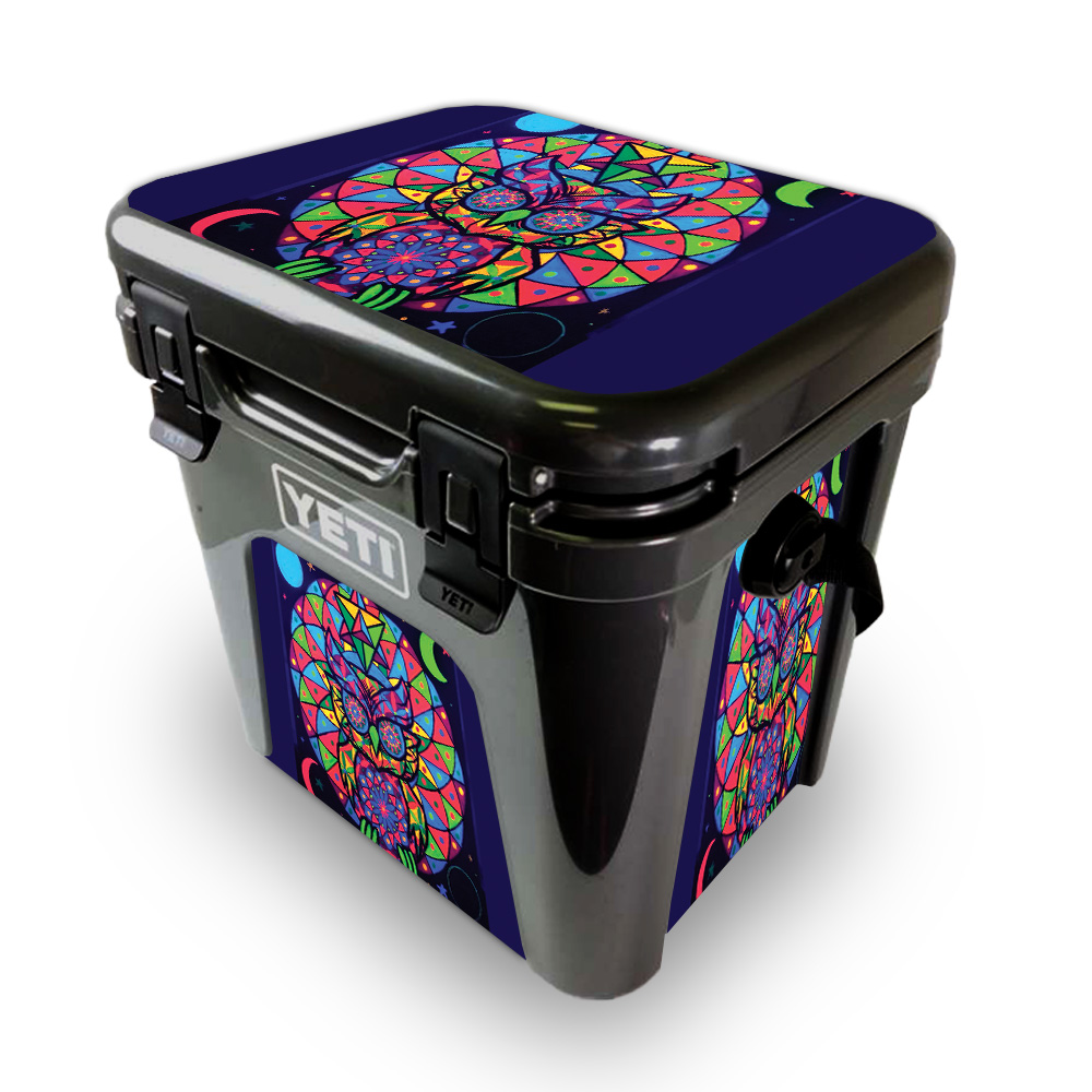 Picture of MightySkins YEROAD24-Goodnight Owl Skin for Yeti Roadie 24 Hard Cooler - Goodnight Owl