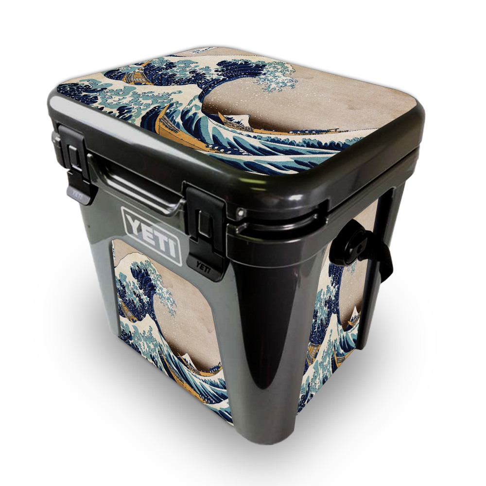 Picture of MightySkins YEROAD24-Great Wave Of Kanagawa Skin for Yeti Roadie 24 Hard Cooler - Great Wave of Kanagawa