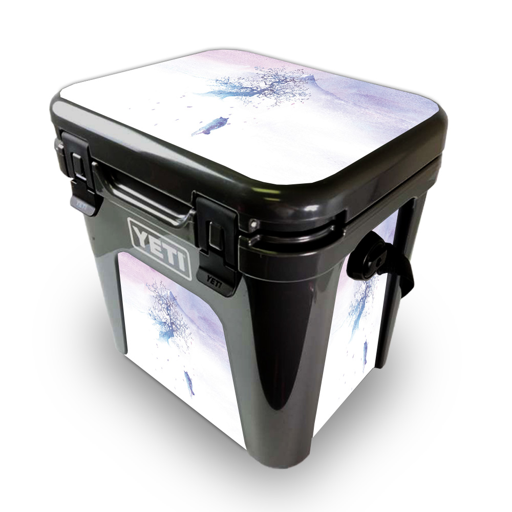 Picture of MightySkins YEROAD24-Long Way To Fuji Skin for Yeti Roadie 24 Hard Cooler - Long Way to Fuji