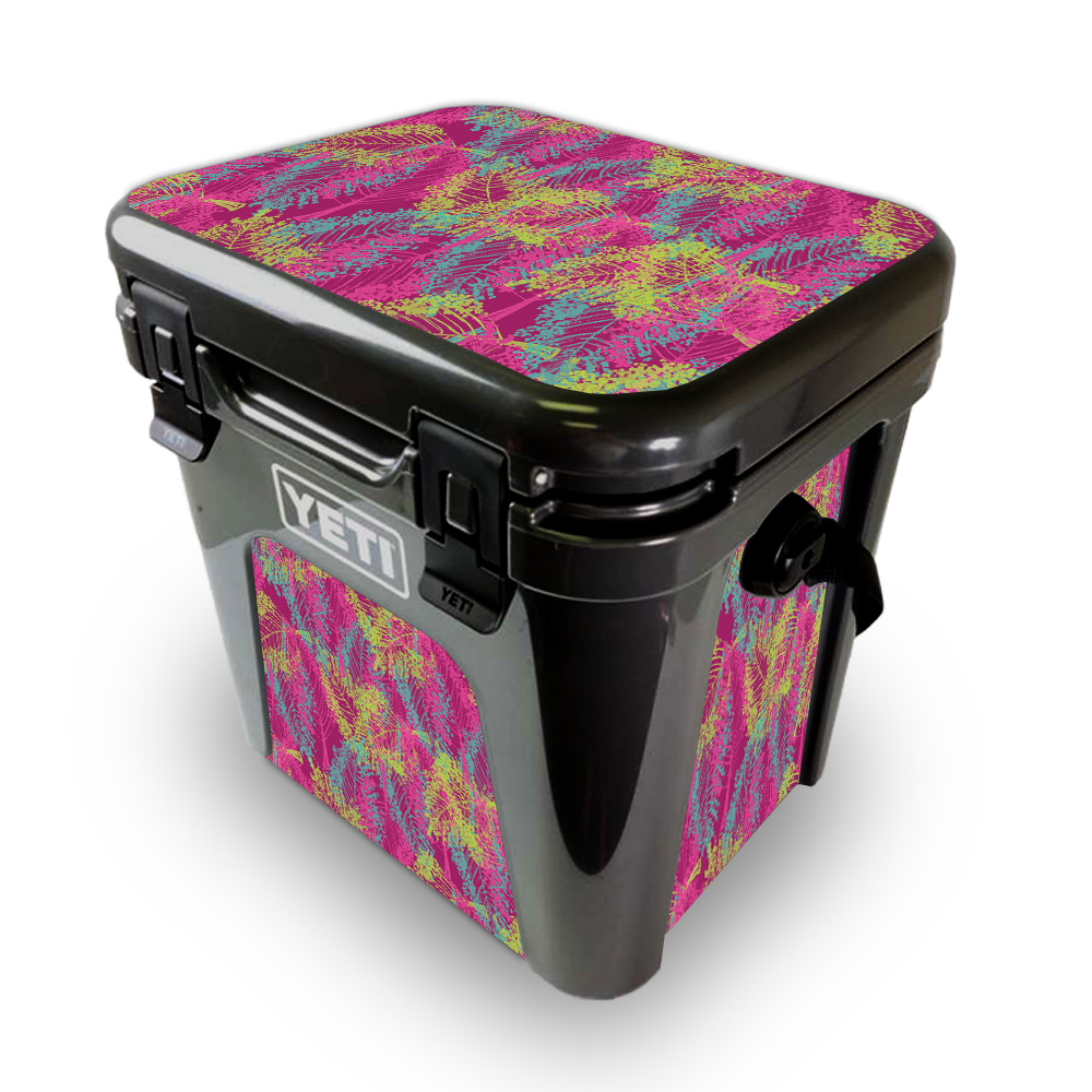 Picture of MightySkins YEROAD24-Magenta Summer Skin for Yeti Roadie 24 Hard Cooler - Magenta Summer