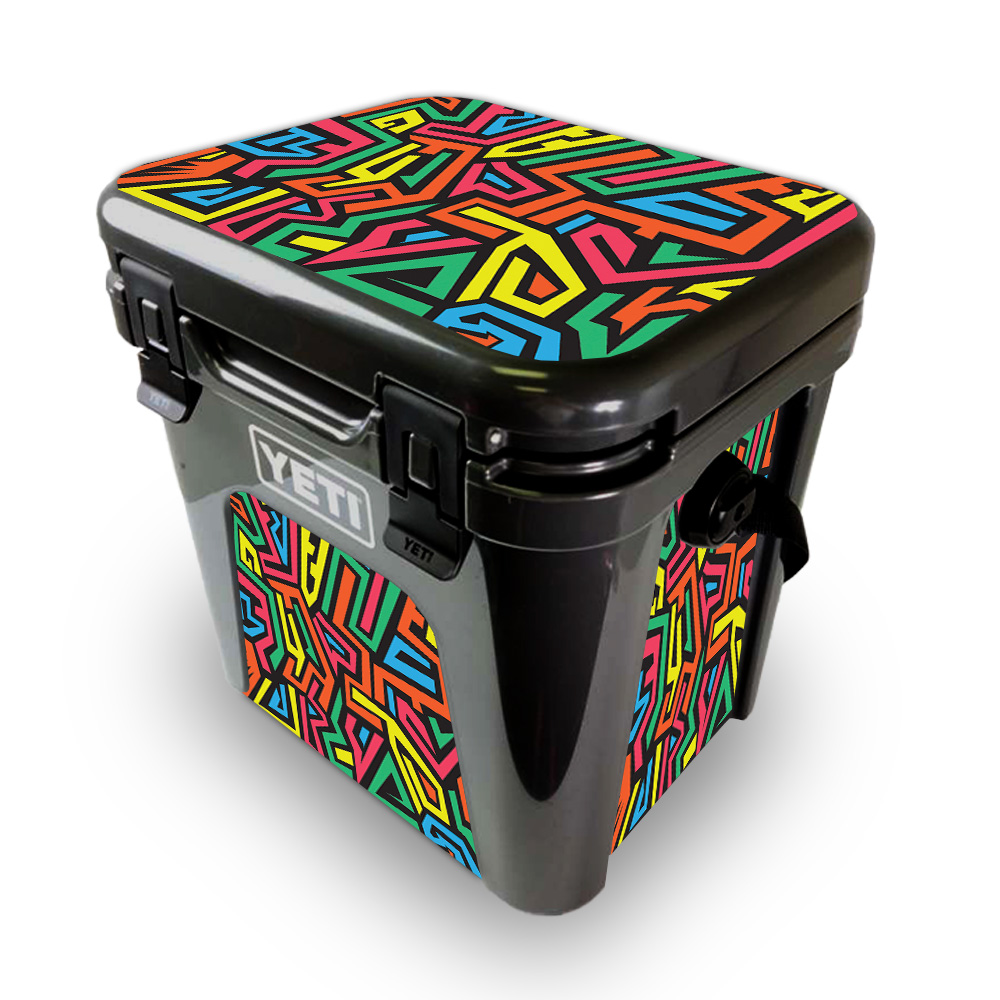 Picture of MightySkins YEROAD24-Hyper Skin for Yeti Roadie 24 Hard Cooler - Hyper