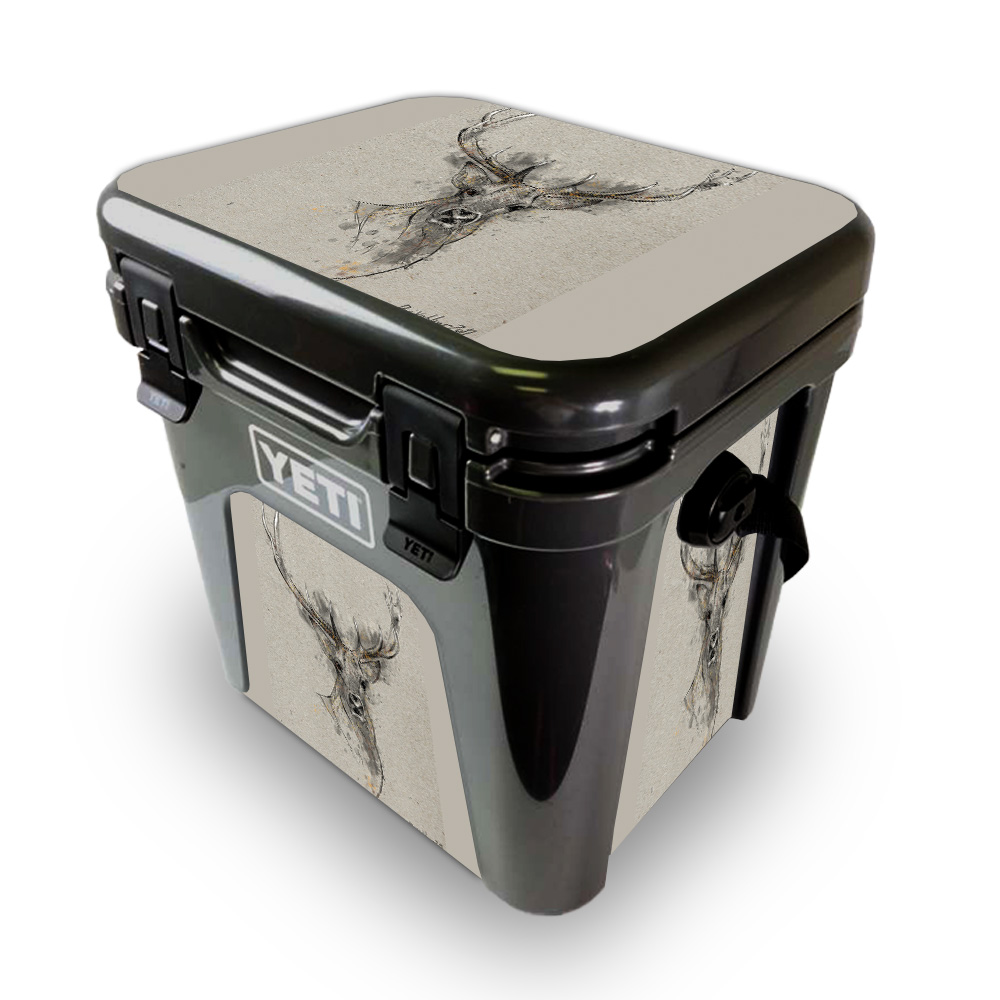 Picture of MightySkins YEROAD24-Ink Buck Skin for Yeti Roadie 24 Hard Cooler - Ink Buck