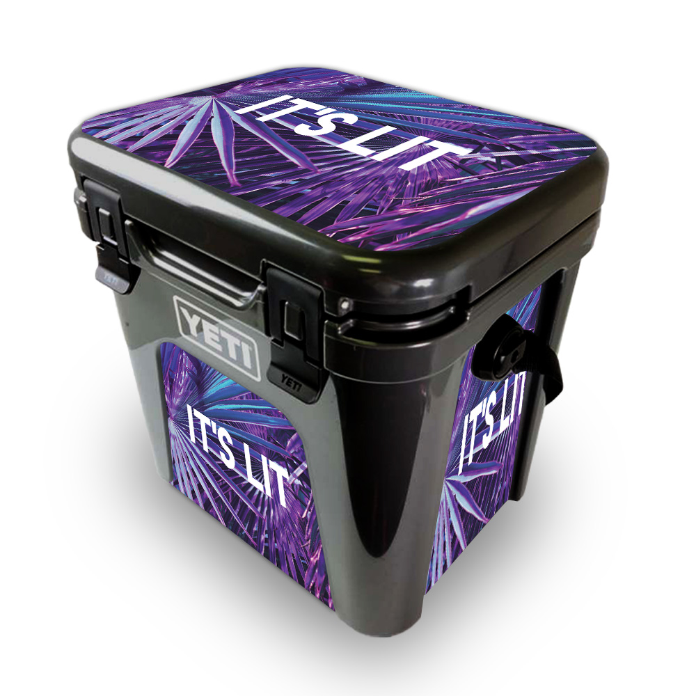 Picture of MightySkins YEROAD24-Its Lit Skin for Yeti Roadie 24 Hard Cooler - Its Lit