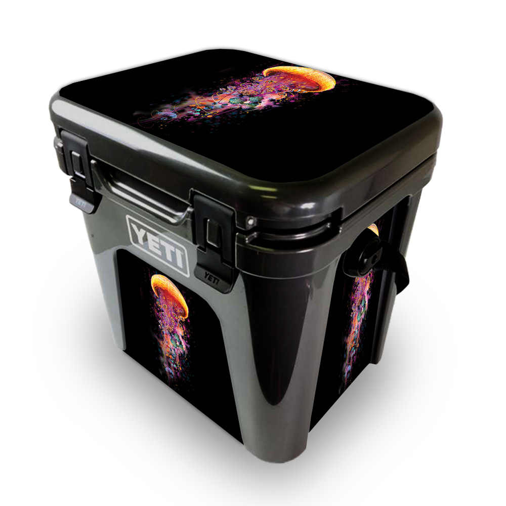 Picture of MightySkins YEROAD24-Jellyfish Ride Skin for Yeti Roadie 24 Hard Cooler - Jellyfish Ride
