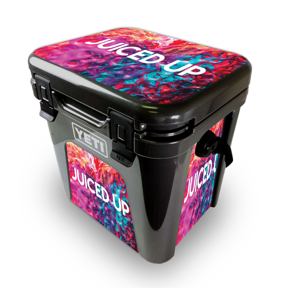 Picture of MightySkins YEROAD24-Juiced Up Skin for Yeti Roadie 24 Hard Cooler - Juiced Up