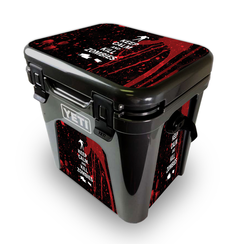 Picture of MightySkins YEROAD24-Kill Zombies Skin for Yeti Roadie 24 Hard Cooler - Kill Zombies